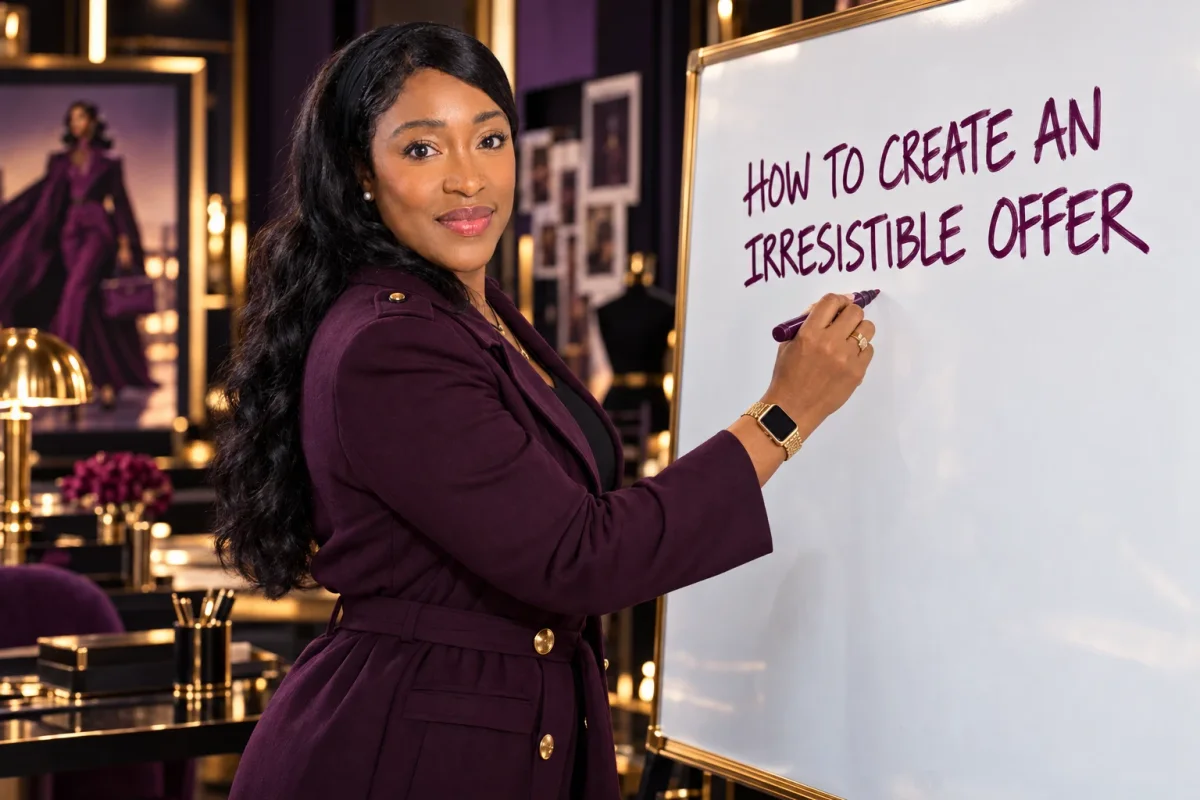 Coach Tee writing How to create an irresistible offer